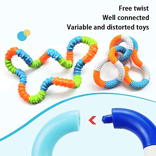 Fidget Twister,Autisme Main Tangles Main Jouet,Jouet à Main Tangles,Jouet Tangle,Jouet Twister Fidget,Sentiment d'Enroulement Jouet Créatif