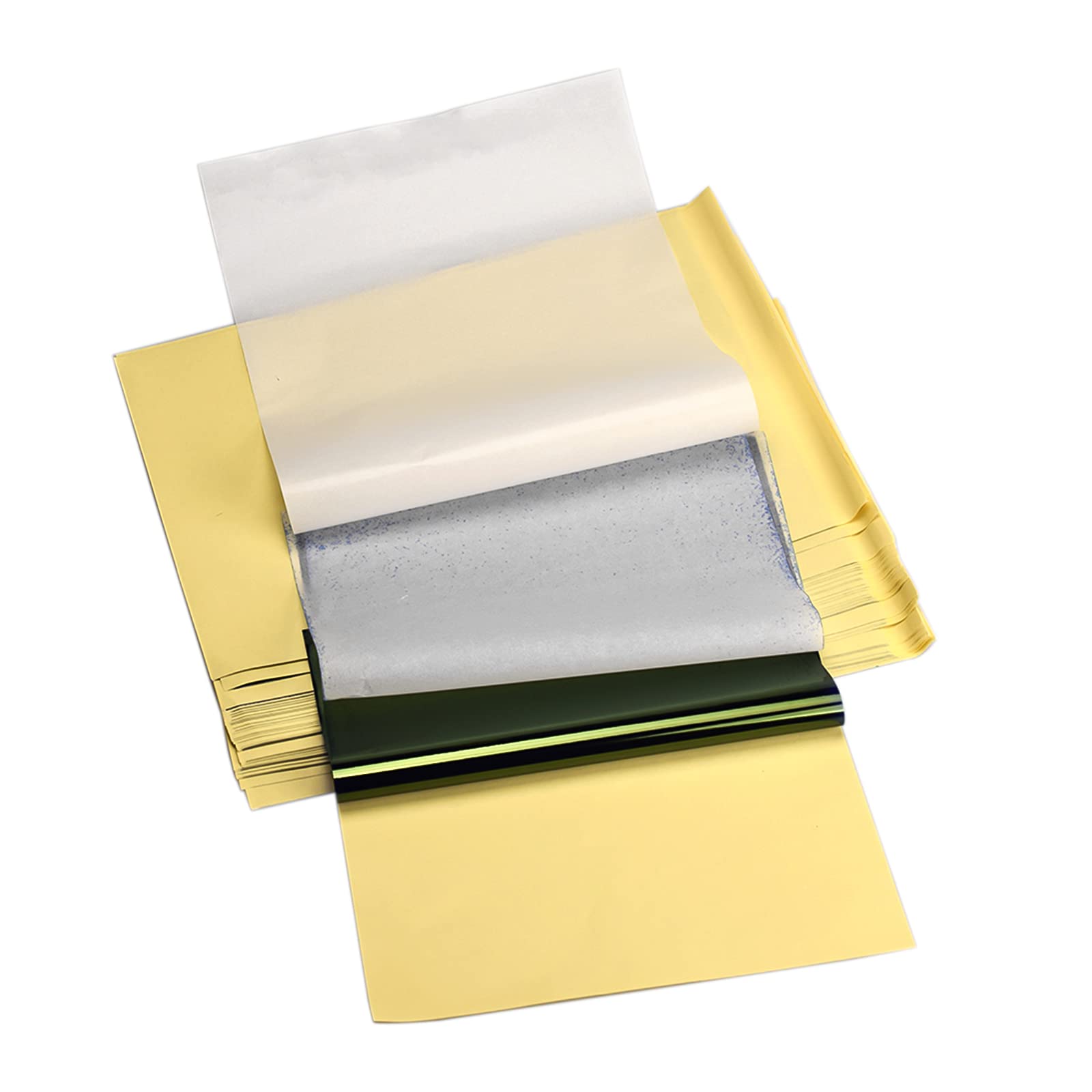 Tattoo Transfer Paper, JimKing 25 Sheets Stencil Paper, for Tattooing, 4Layers A4 Size Tattoo Tracing Paper, Tattoo Supplies