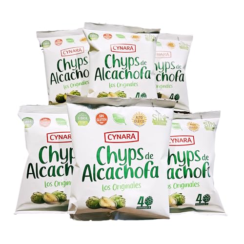 Chyps de alcachofa CYNARA. Pack de 6 unidades de 30 gr