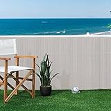 CAÑIZO PVC Doble Cara 20 MM Blanco