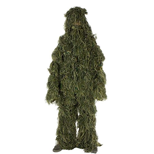 Loisleila-Modern Warrior Woodland et Forest Design Ghillie Suit 4 pièces Une Taille s'adapte à la Plupart des Adultes (couleur1, M) Cover