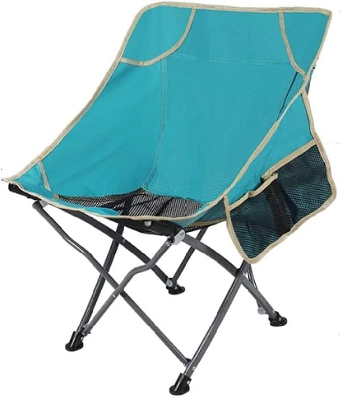 Portable Folding Chair Fishing Chair Outdoor Folding Chair Portable Camping Chair Ultralight Aluminum Alloy Picnic Travel Hiking Chair Beach Chair Adjustable Folding Chair(A)