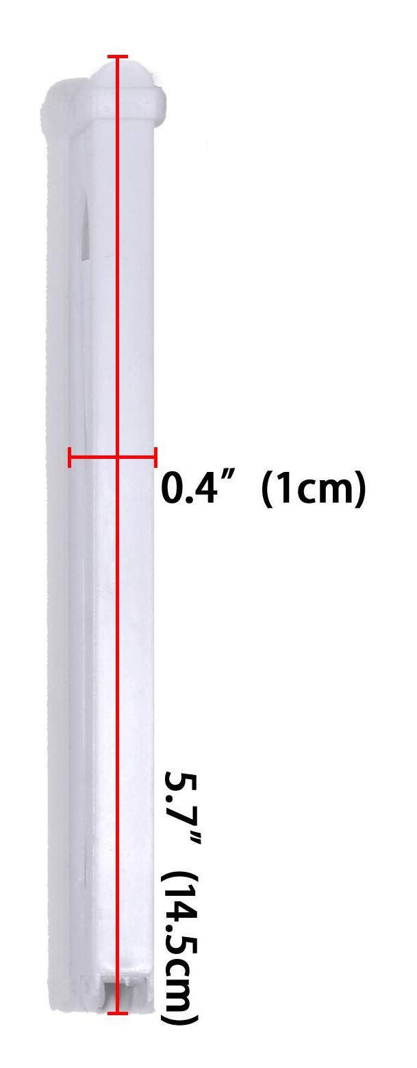 Icelus Papier-Fächer in Herzform, rund, faltbar, für Hochzeit, Geburtstag, Party, Geschenk, für Kinder 60 Pack RWhite 60 Pack RWhite