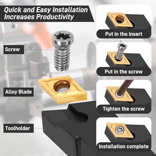 Indexable Lathe Tool 27Pcs Kit