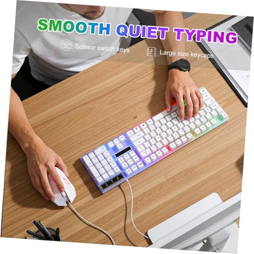 Teclado y ratón gaming con cable USB y diseño ergonómico para largas sesiones de juego 5