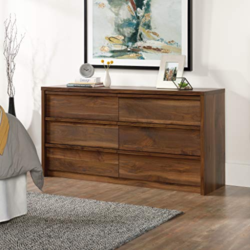 Sauder Harvey Park 6 Drawer Dresser for Bedroom Wooden Dressers & Chest of Drawers, in Grand Walnut - Image 2