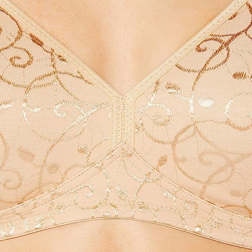 Triumph Damen BH Elegant Cotton N, ohne Bügel, ohne Polsterung, Verstellbare Träger, 80D, Skin - Light Combination – Ansicht 2