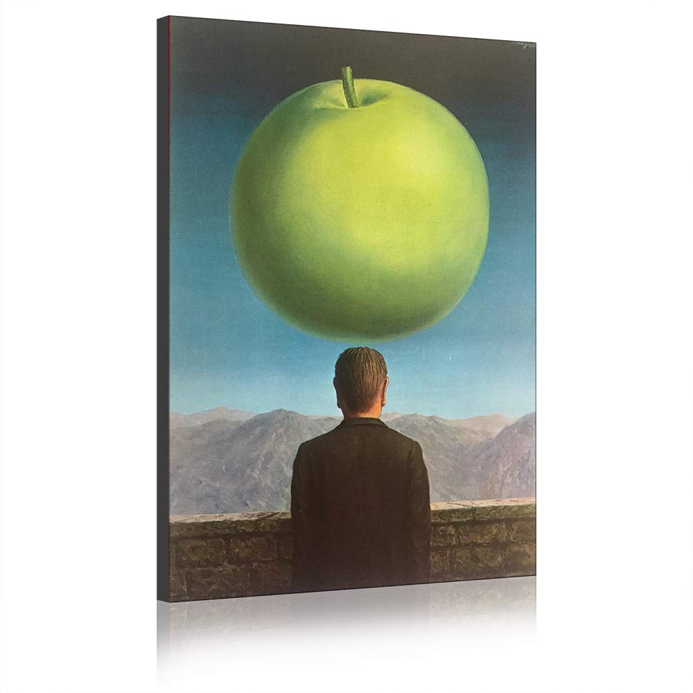 Reproduction Sur Toile Magritte Rene : Impression Fine Art Encadrée 45cm