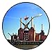 Price comparison product image Iconic Pink Floyd Battersea Power Station Flying Pig vinyl record wall clock