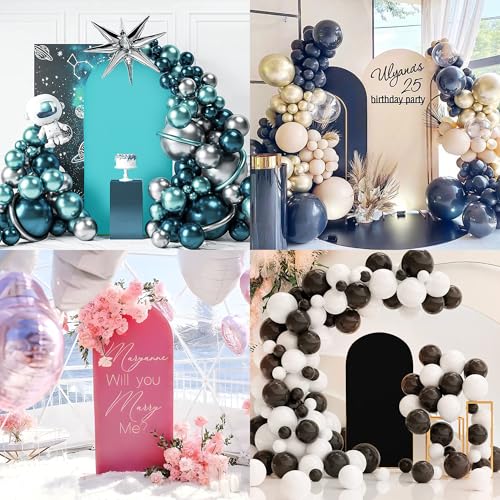 Funda de arco elástico 7.2FT para soportes de boda miniatura 4