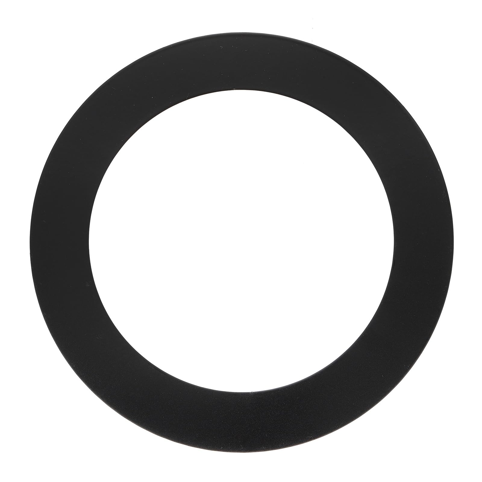 sourcing map Goof Rings, 4.5" ID 6.3" OD Steel Flat Goof Trim Ring Light Cover Plate Flush Mount Can Converter for Recessed Downlight Vent Ceiling Medallion Wall Hole Decor, Matte Black