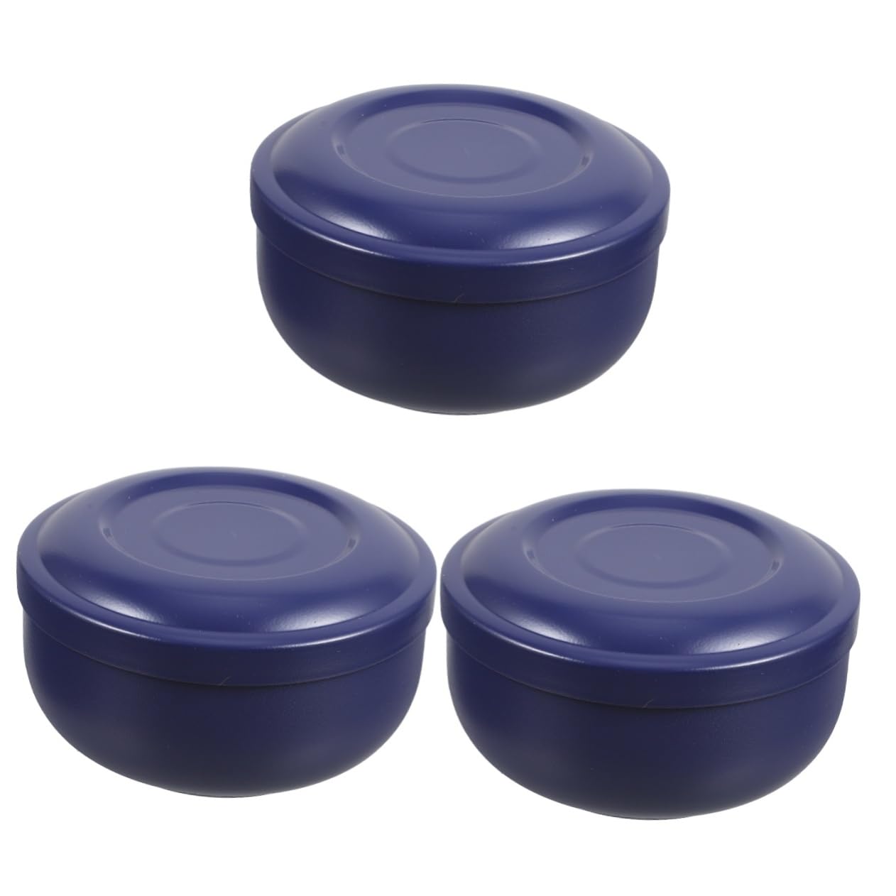 TOVINANNA 3pcs Stainless Steel Shaving Bowl for Men Reusable Shave Cup for Lathering and Facial Cleansing Compact and Portable Design for Home Travel Grooming