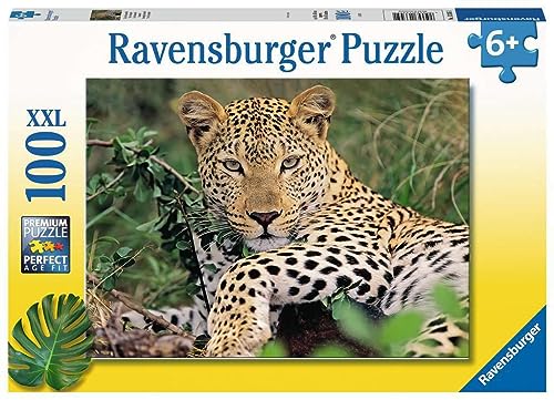 Puzzle 100 pièces : Vio le léopard Ravensburger France - vue 2