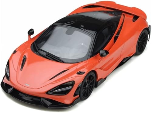 Miniatura 9 de GT Spirit 2020 McLaren 765 LT, Helios Orange GT327-1/18 escala de resina modelo de coche de juguete