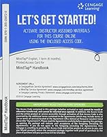 Mindtap English Handbook, 1 Term Printed Access Card 1305259726 Book Cover