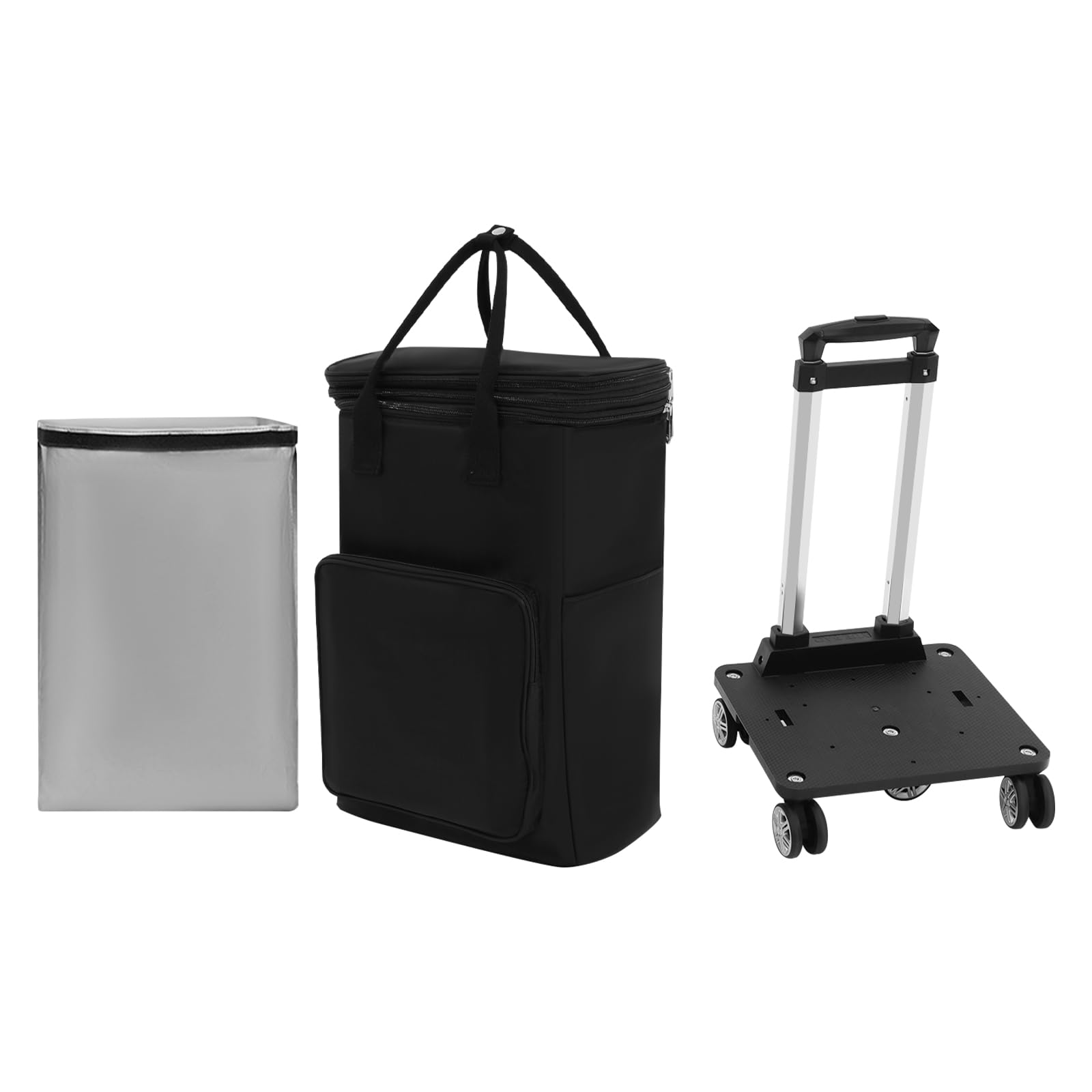 Amazon.co.jp: 車輪付き2イン1ショッピングカート 25kg / 55ポンド