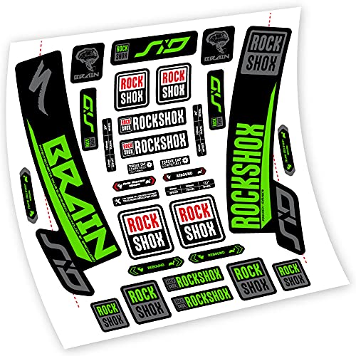 Rock Shox SID Brain 2018 Adesivi in Vinile Adesivo...