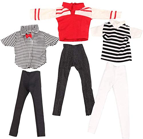 Miunana 3 PCS Clothes Abiti Camicie a Strisce e