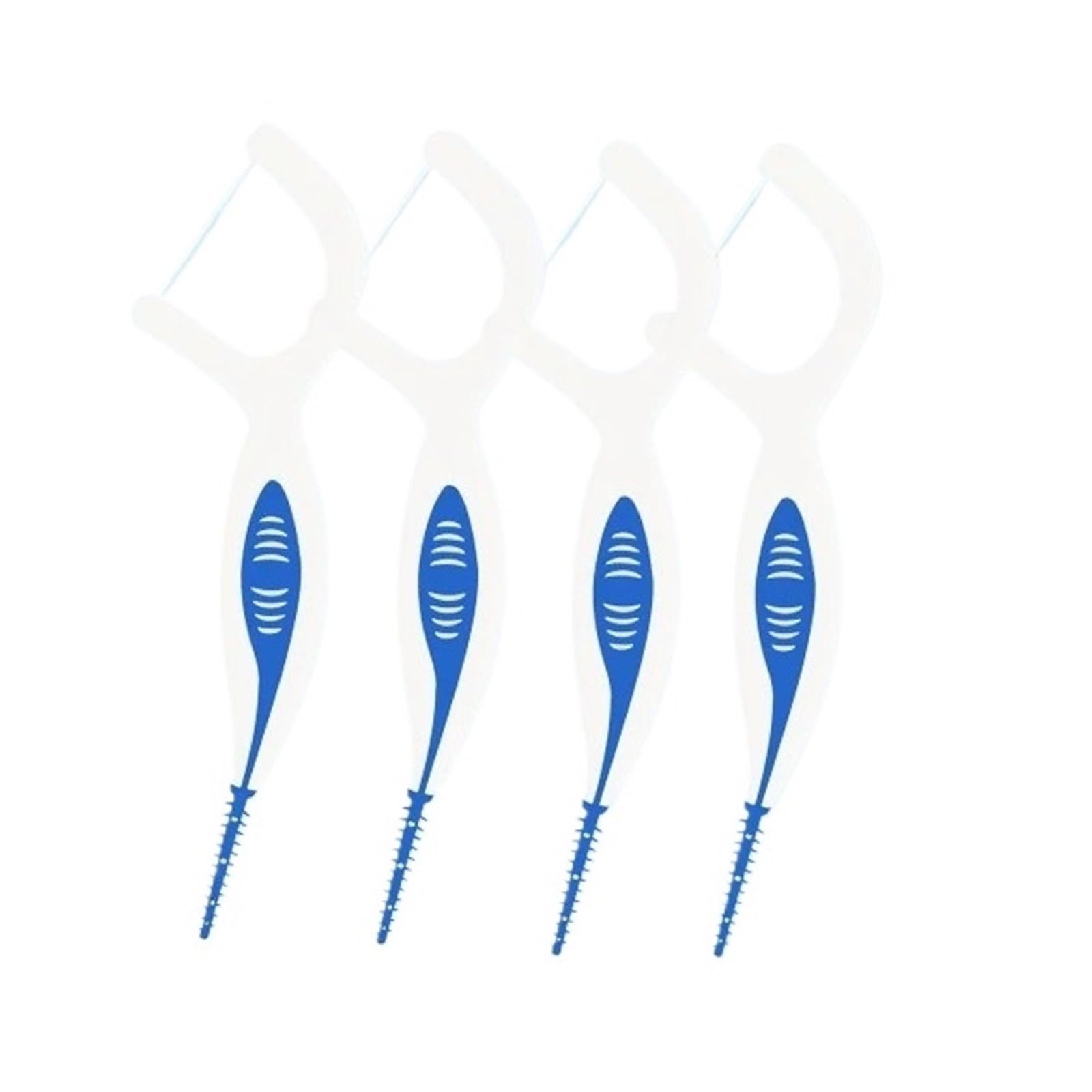 Cepillos interdentales 500 Uds. Palillos de hilo Dental, cepillos interdentales de silicona, aparatos ortopédicos for limpiar entre los dientes