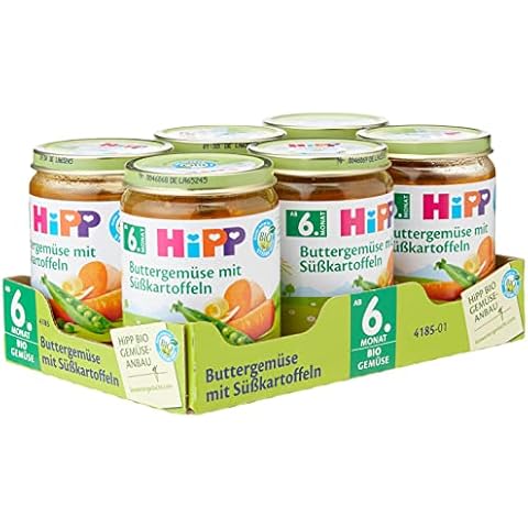HiPP Buttergemüse mit Süßkartoffeln, 6er Pack (6 x 190 g) Cover