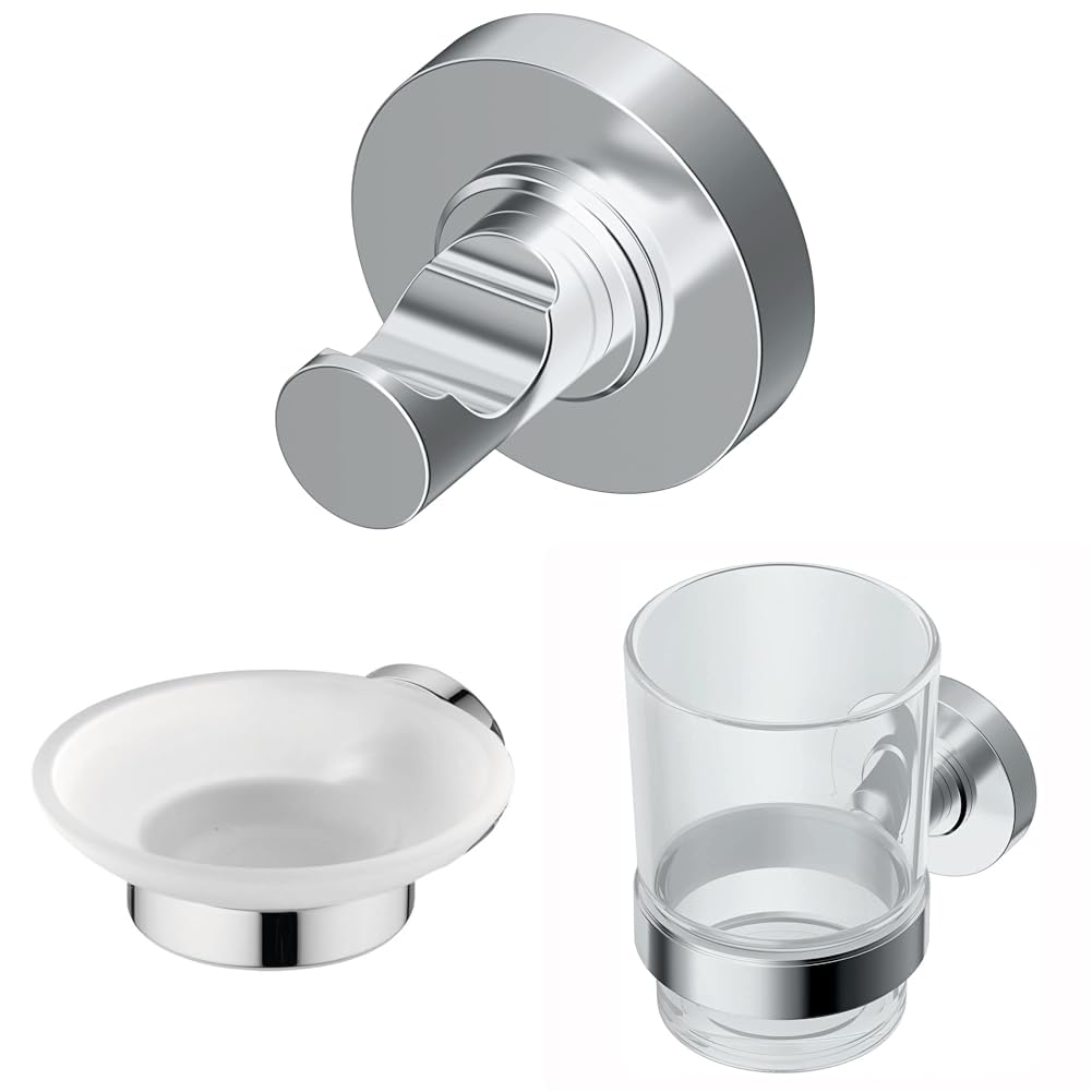 Kit accesorios baño para ahorrar espacio en lavabos pequeños con tres piezas