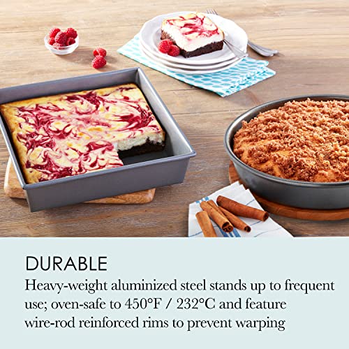 Chicago Metallic Commercial II Non-Stick 6-Piece Bakeware Set, Silver