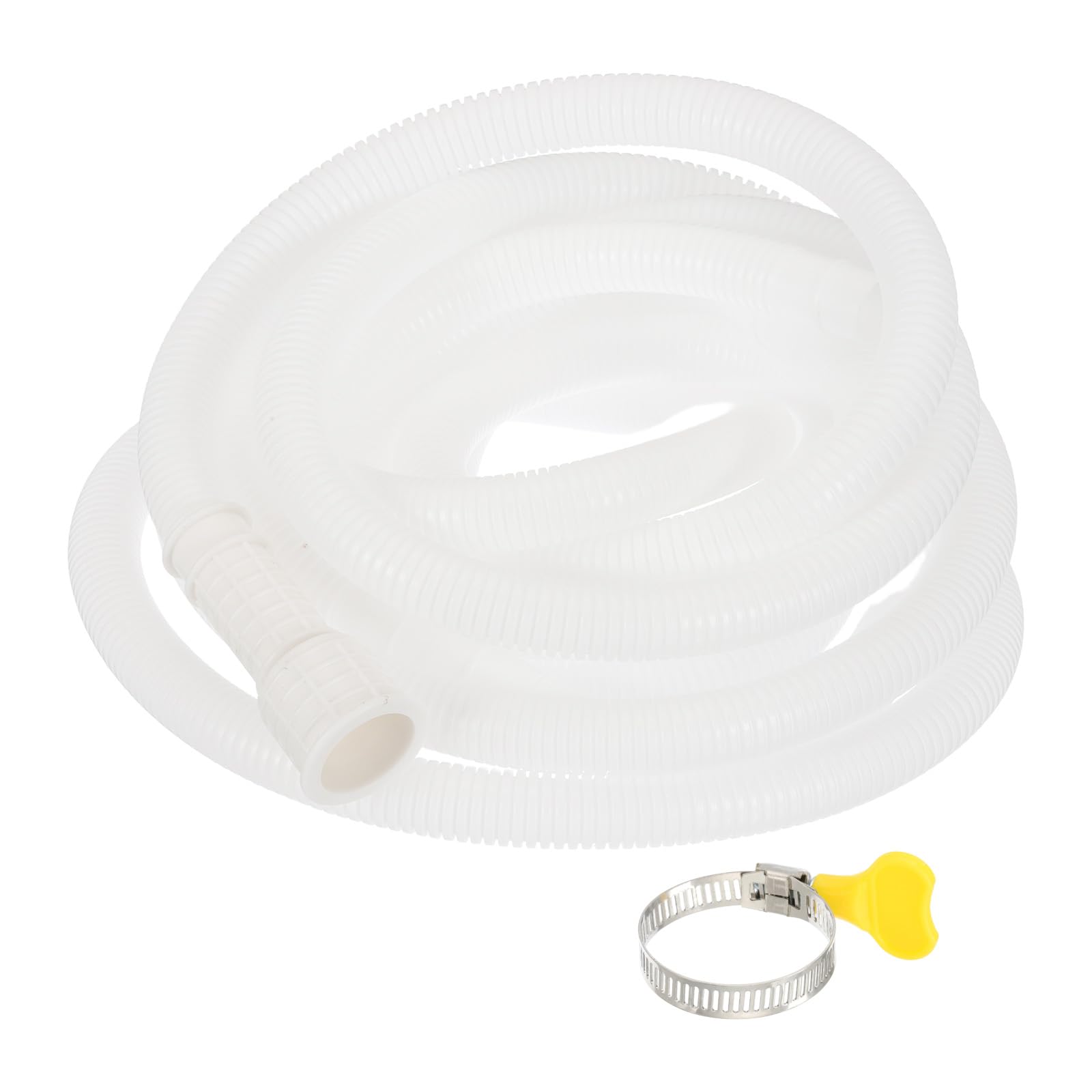 PATIKIL 5 Meters Air Conditioner Drain Kit, Universal AC Drain Hose Connector Hose with Clamp Cuttable Rubber Adapter for Mini-Split Window AC Unit Dehumidifier Faucet