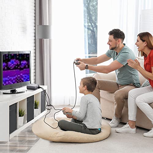 Classic Mini Retro Game Console, Retro Gaming Console Built-in 620 Classic Games with 2 Classic Controller, Bring You Back to Childhood Memories