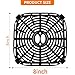 GWBSXM Air Fryer Grill Pan for Black+Decker Purify 6QT Air Fryer, 8.1’’×8.1’’ Air Fryer Replacement Parts Grill Plate Crisper Plate Accessories Tray Rack
