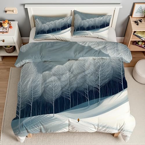 Housse de couette 220x240 anti-glisse fermeture éclair ensemble de lit