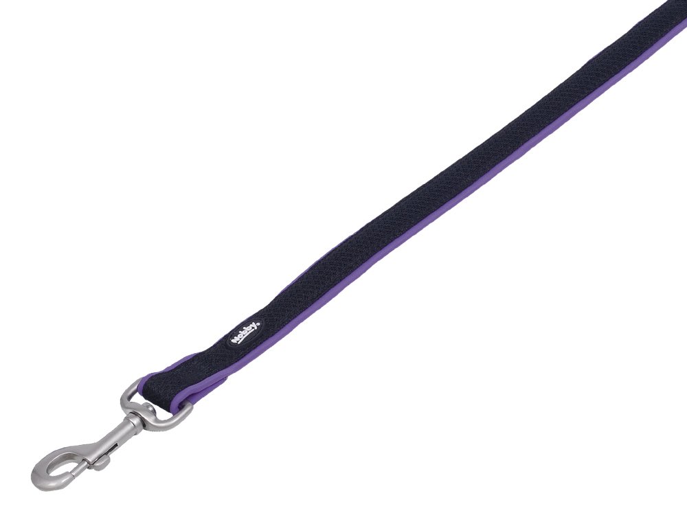 Nobby Preno Mesh Dog Lead, 120 cm/25 - 35 mm, Purple
