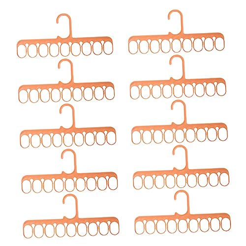 BUGUUYO 10pcs Multi Functional Clothes Rack Space Saving Punch Hanger for Apartment and Dormitory Non Deformable Storage Stand for Organized Clothes