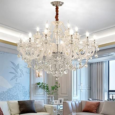 Durahonn 18-Light Crystal Chandelier Cover