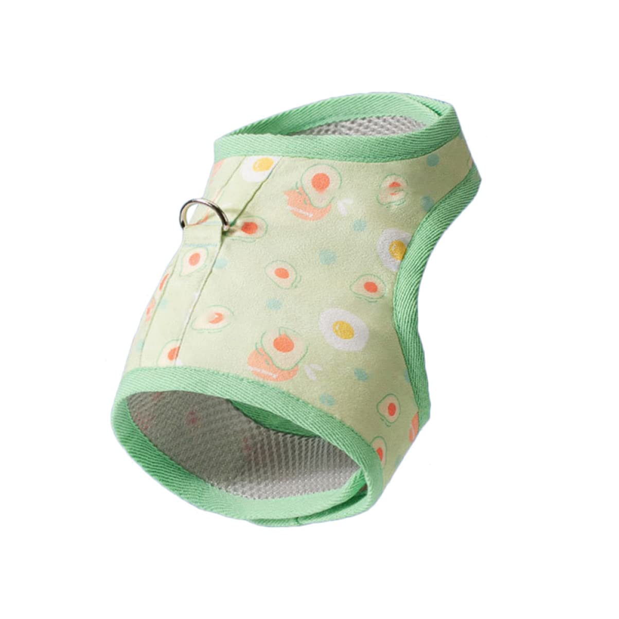 ULTECHNOVO 3sätze Katze Geschirr Mit Avocado-Muster Atmungsaktive Und Verstellbare Harness Für Katzen Und Kleine Hunde Für Und Outdoor-aktivitäten
