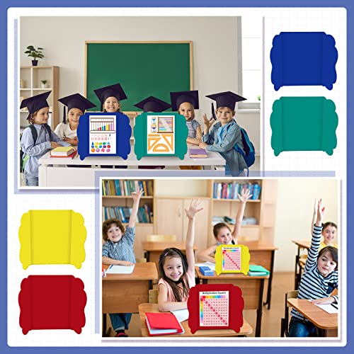 16 Pcs 14 x 22 Inch Trifold Poster Board Trifold Display Boards for Science Fair Project Presentation Corrugated Cardboard for Portable Project Board Business Presentations Meeting (Colorful)