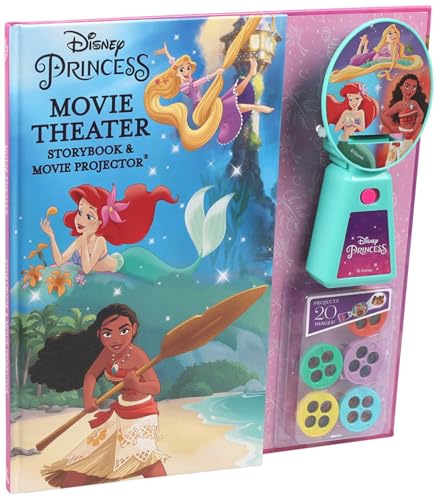 Disney Princess: Moana, Rapunzel, and Ariel Movie Theater Storybook & Movie Projector - Image 2