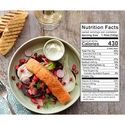 Ducktrap River Lightly Smoked Atlantic Salmon 2 portions, 10 OZ