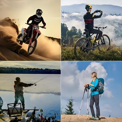 Image of 6 Packs Ski Mask Sun UV Protection Hood Breathable, Balaclava Face Mask for Men Women - Motorcycle Fish