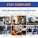 2025 Texas Labor Law Poster- State, Federal, OSHA Compliant- Workplace Required Posting for Employees- English Employment Poster- UV Laminated Waterproof- 26” x 39.5”- English, 5-Pack
