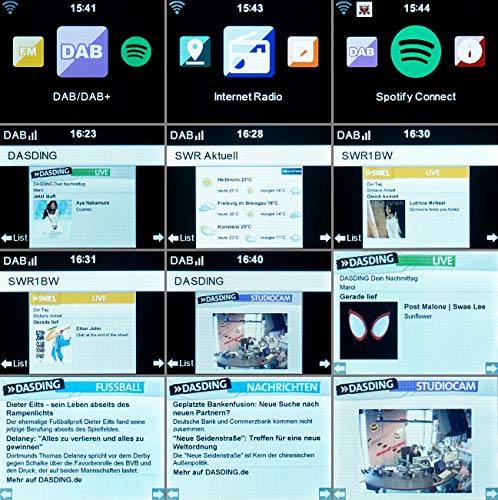 VR-Radio Netzwerk Radio: Digitaler WLAN-HiFi-Tuner mit Internetradio, DAB+, UKW, MP3, Alu-Optik...