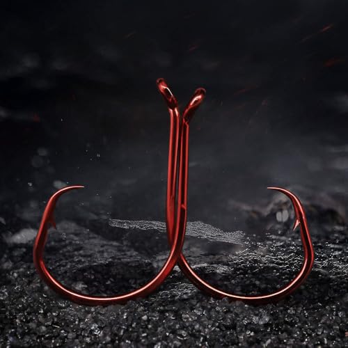 Image of Circle-Hooks-Fishing-Equipment-Octopus-Hooks-Saltwater-50 Pack #1 -12 /0