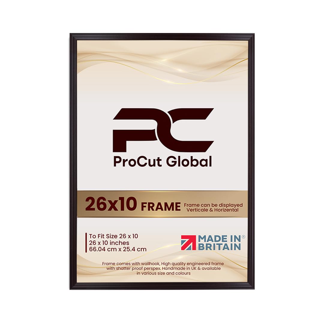 Procut Global Classic Rose Wood Picture Frames For Photos - 26x10" — image 1
