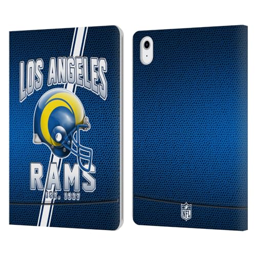 Étui portefeuille iPad Air 11 NFL Los Angeles Rams cuir housse support