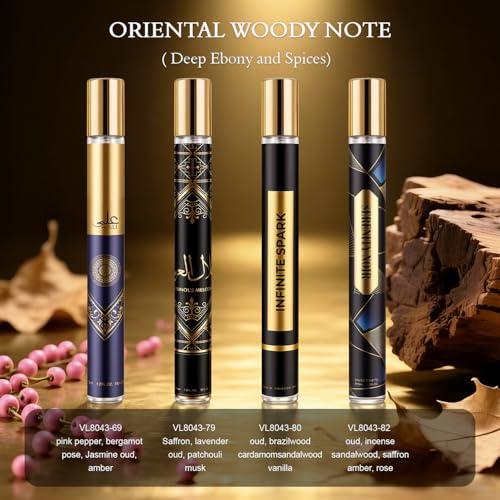Cologne for Men, 10 Pack 35ml Perfume Set Gifts, Mens Cologne Sampler Sets, Travel Size Mini Perfume, Woody Leathery Fruity Floral Notes, Perfume Gift Set for Christmas Valentines Birthday - Image 3
