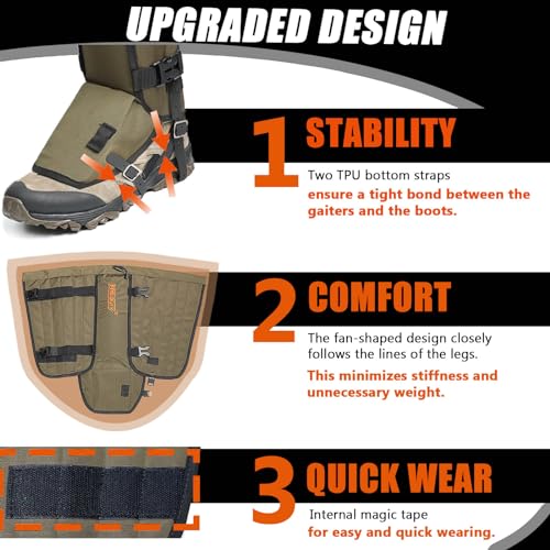 Frelaxy-Snake-Gaiters-Waterproof-Snake-Guard-Chaps-Snake-Bite-Protection-for-Lower-Legs-Adjustable-Snake-Proof-Gaiters-for-HuntingOutdoor-working-Fit-for-Men-Women