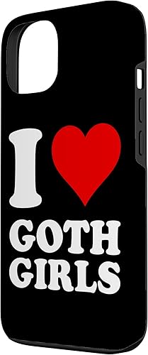 Miniatura 2 de Funda para iPhone 13 I Love Goth Girl
