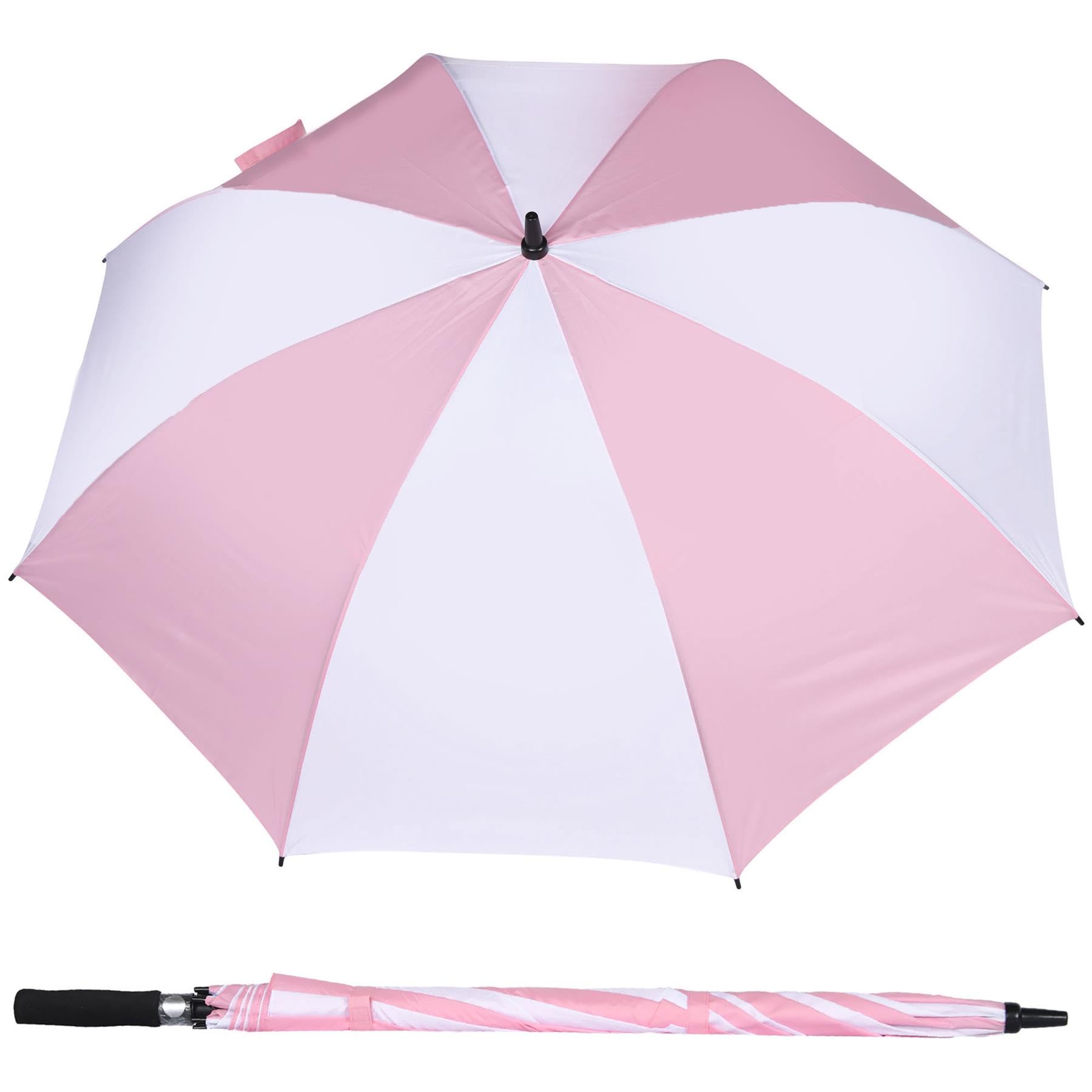 A2Z Stick Umbrella Unisex Walking Brolly Windproof Auto Open Stick Waterproof Windproof Large Canopy Fiberglass Shaft Easy Grip EVA Handle for Men and Women