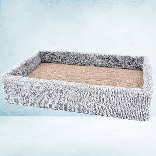STOBOK Almofada para arranhar gatos de papelão, arranhador, quadrado, arranhador, para gatos, sofá-c