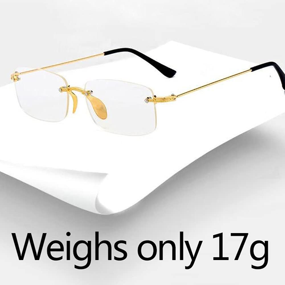 Gafas de Lectura Bifocales con Bloqueo de Luz Azul,Gafas de Lectura Modernas de Medio Mpara Hombre,Gafas de Lectura de Doble Uso para Cerca Y Lejos/3
