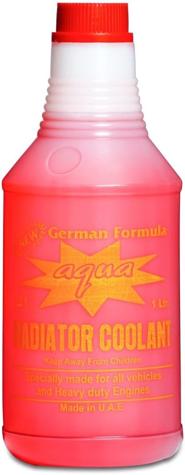 Aqua Radiator Coolant Red German Formula 1 Litre